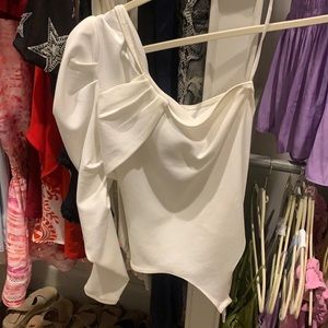 tcec small one shoulder bodysuit